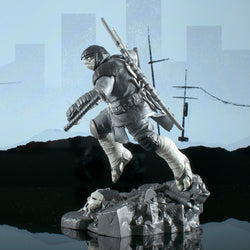 TMNT Gallery Last Ronin B&W Variant PVC Statue