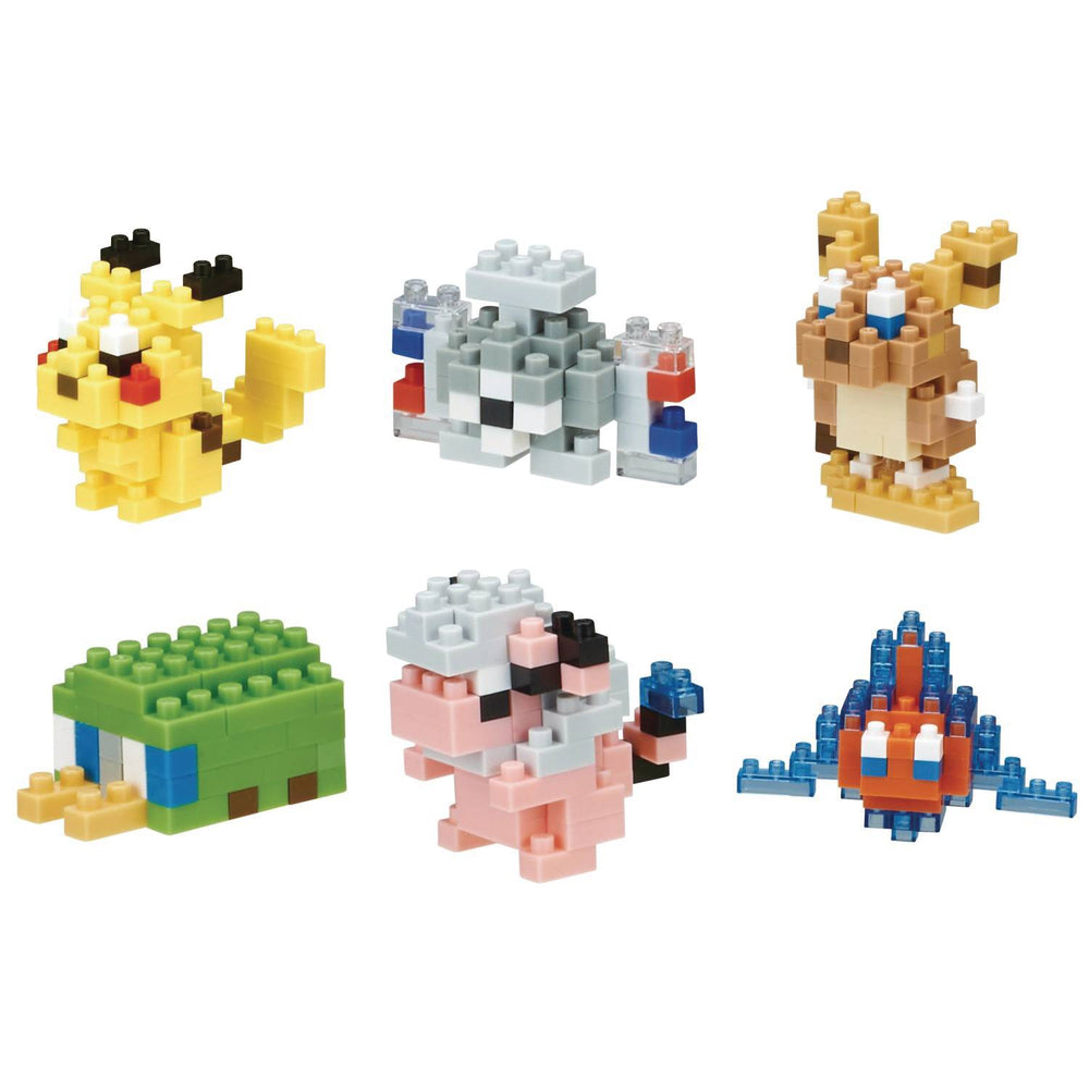 POKEMON NANOBLOCK MININANO ELECTRIC TYPE 1 6PC BMB BOX