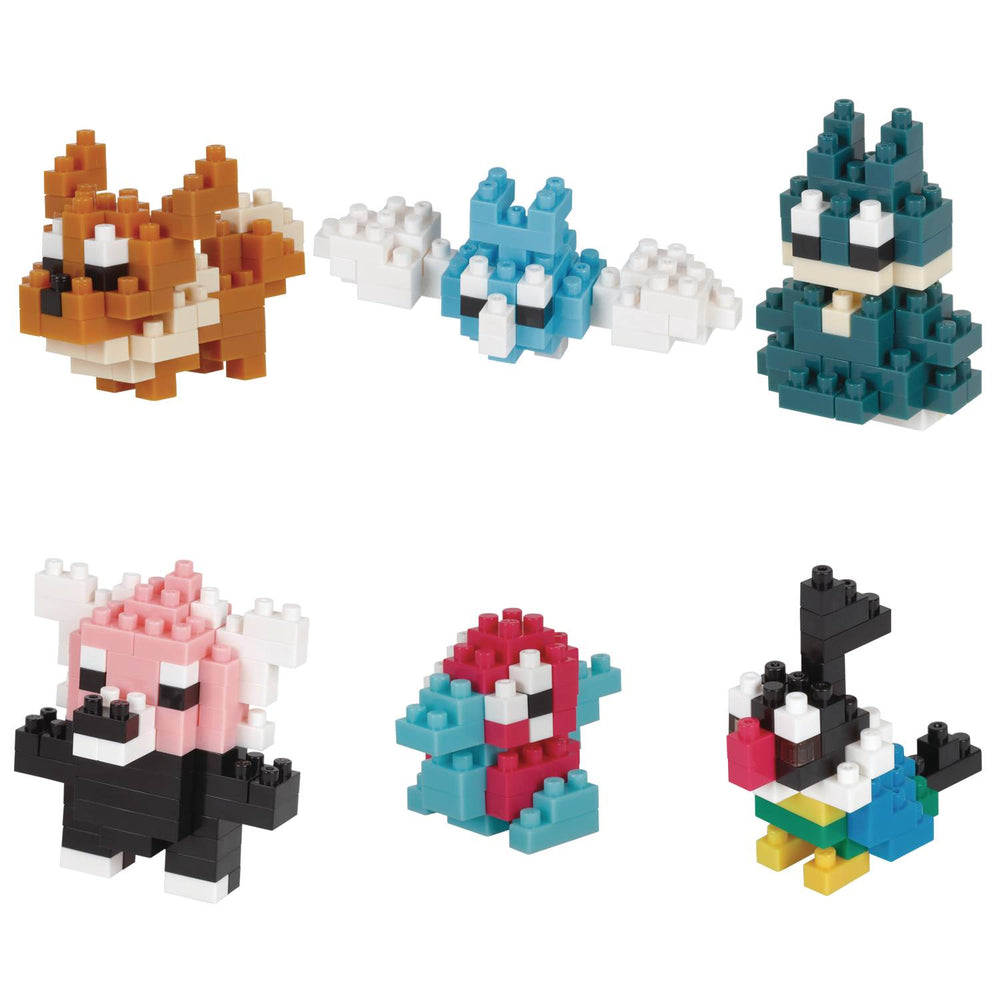 POKEMON NANOBLOCK MININANO NORMAL TYPE 1 6PC BMB BOX