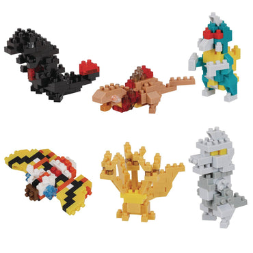 GODZILLA NANOBLOCK MININANO SER 1 6PC BMB BOX