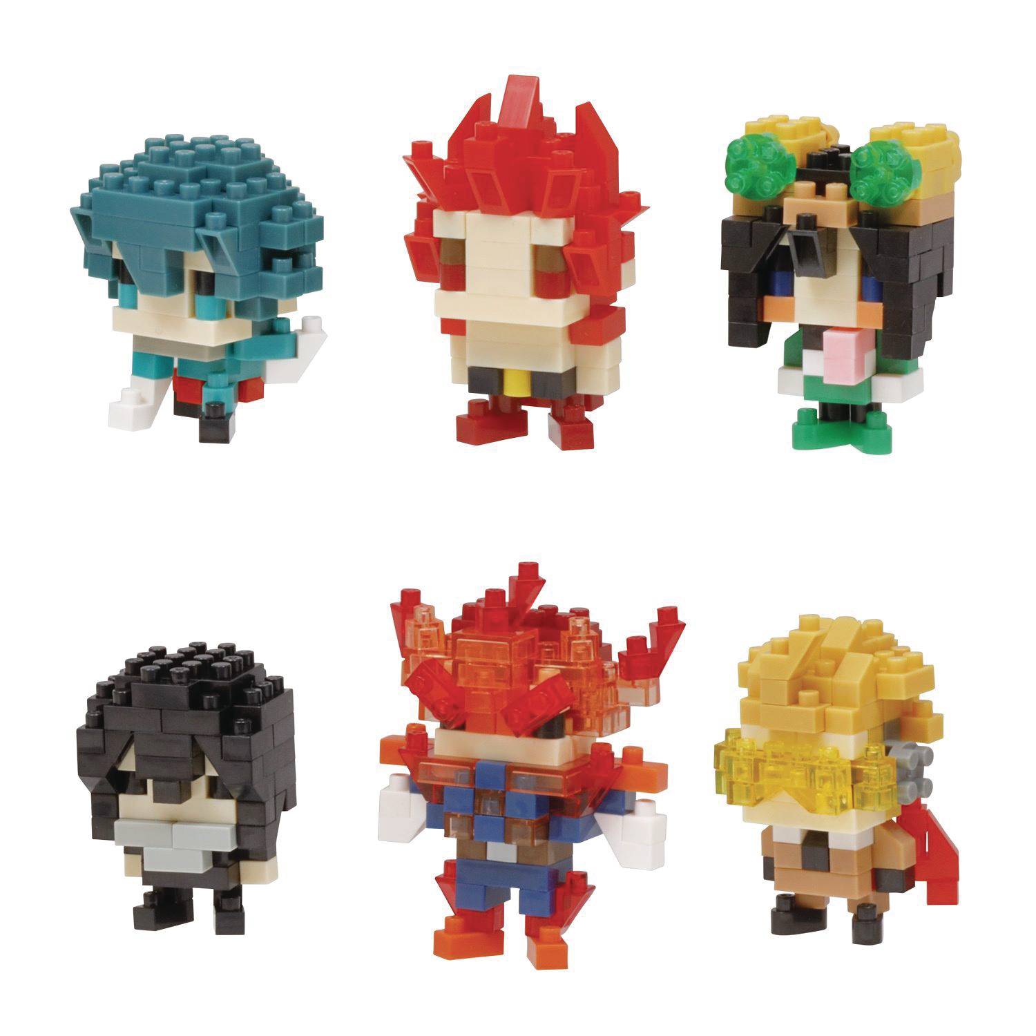 MY HERO ACADEMIA NANOBLOCK MININANO SER 2 6PC BMB BOX