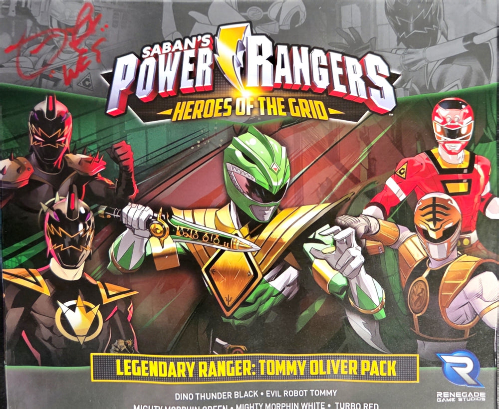 Power Rangers: Heroes of the Grid - Legendary Ranger Tommy Oliver Pack [SIGNED!]