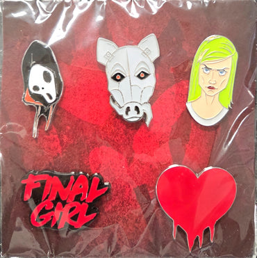 Final Girl 2025 Gen Con Collectible Enamel Pin Set