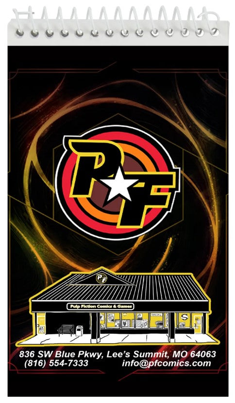 Pulp Fiction Comics & Games Logo Notepad