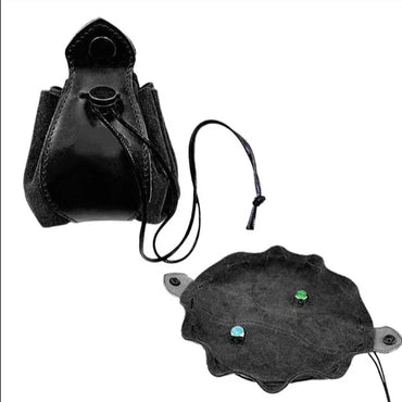 Pleather Convertible Dice Pouch Rolling Mat