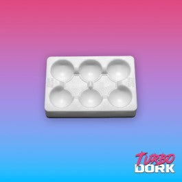 Turbo Dork Accessories: Silicone Dry Palette - Small White