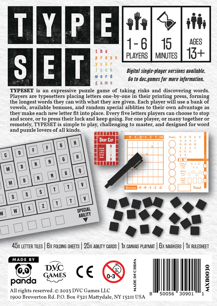 Typeset + TYPESET Promo Mat 2025