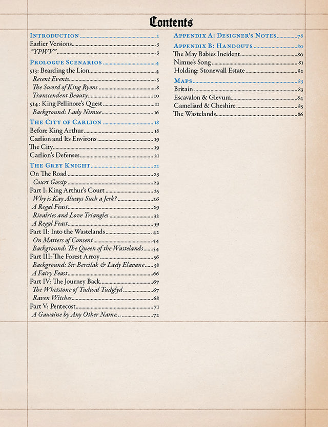 Pendragon RPG: The Grey Knight - Campaign Book