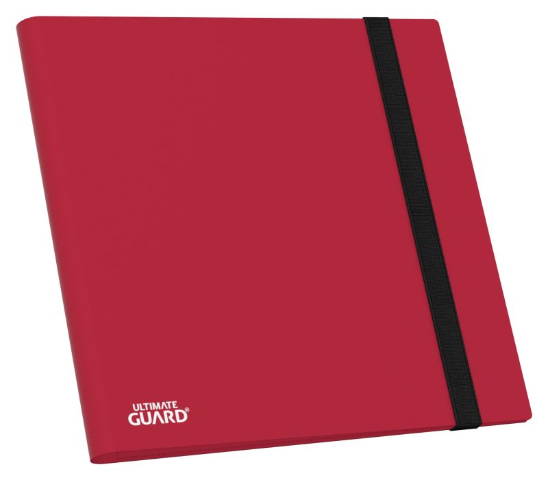 FlexxFolio 12 Pocket Quadrow Card Holder Red