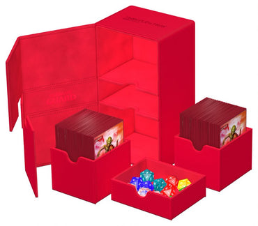 Ultimate Guard Twin Flip N Tray 200+ Monocolor - Red