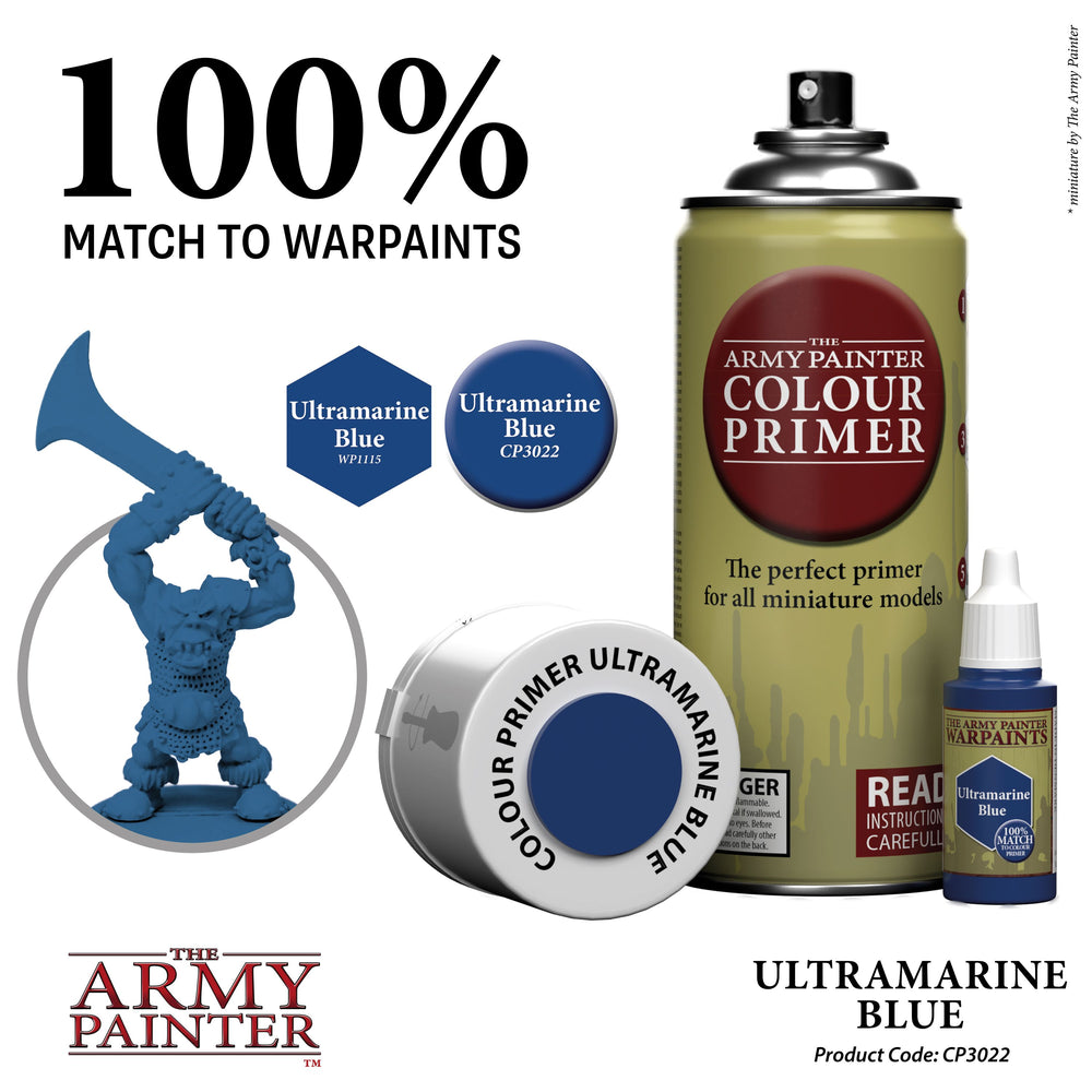 The Army Painter - Colour Spray Primer: Ultramarine Blue, 402g