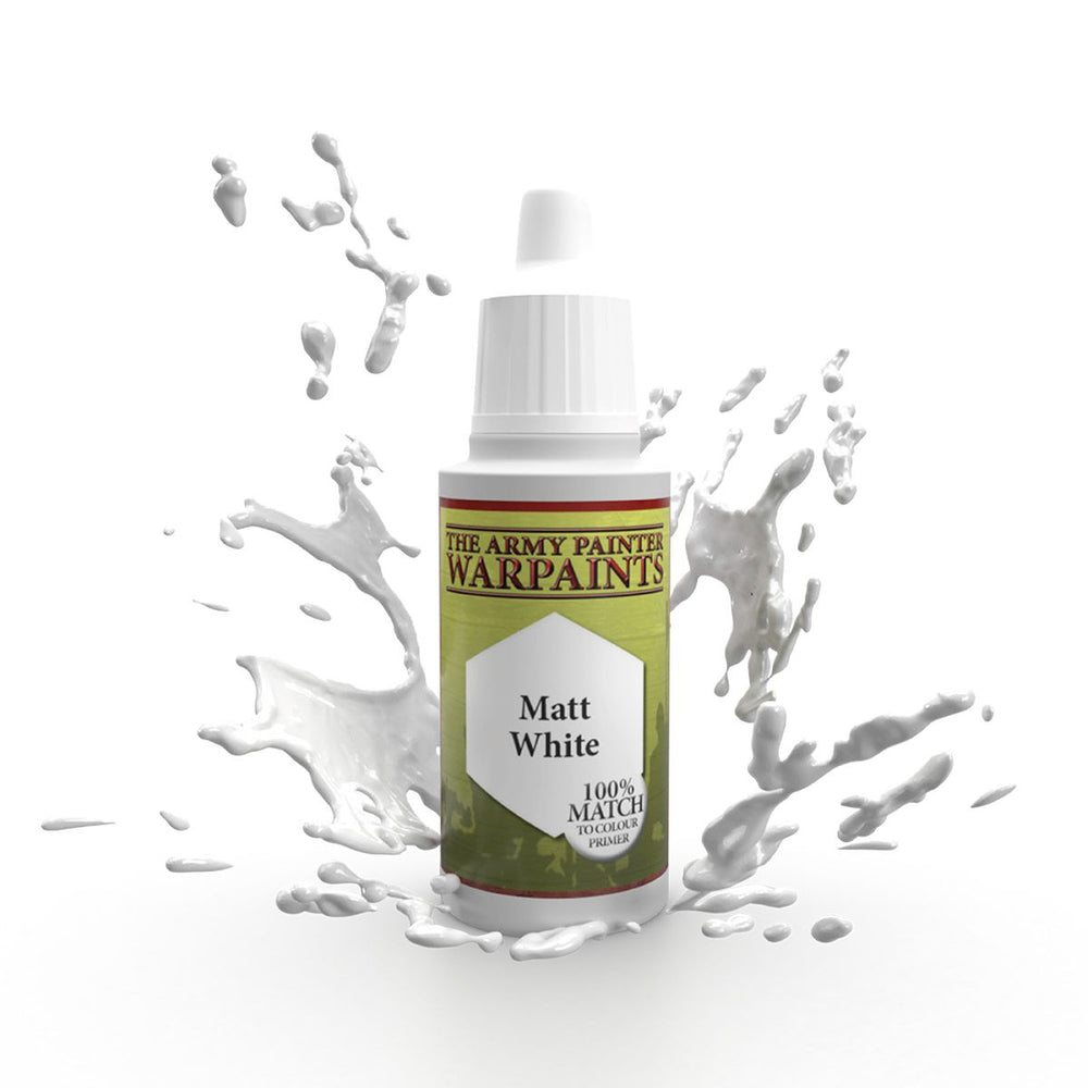 The Army Painter - Warpaints: Matt White, 18Ml./0.6 Oz