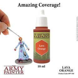 The Army Painter - Warpaints: Lava Orange, 18Ml./0.6 Oz