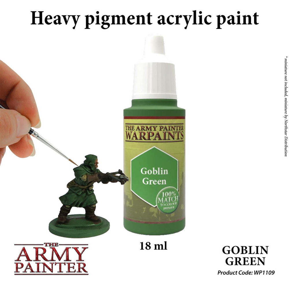 The Army Painter - Warpaints: Goblin Green, 18Ml./0.6 Oz