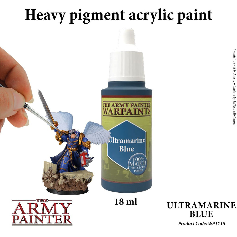 The Army Painter - Warpaints: Ultramarine Blue, 18Ml./0.6 Oz