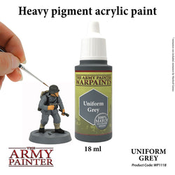 The Army Painter - Warpaints: Uniform Grey, 18Ml./0.6 Oz