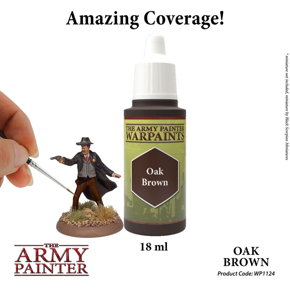 The Army Painter - Warpaints: Oak Brown, 18Ml./0.6 Oz