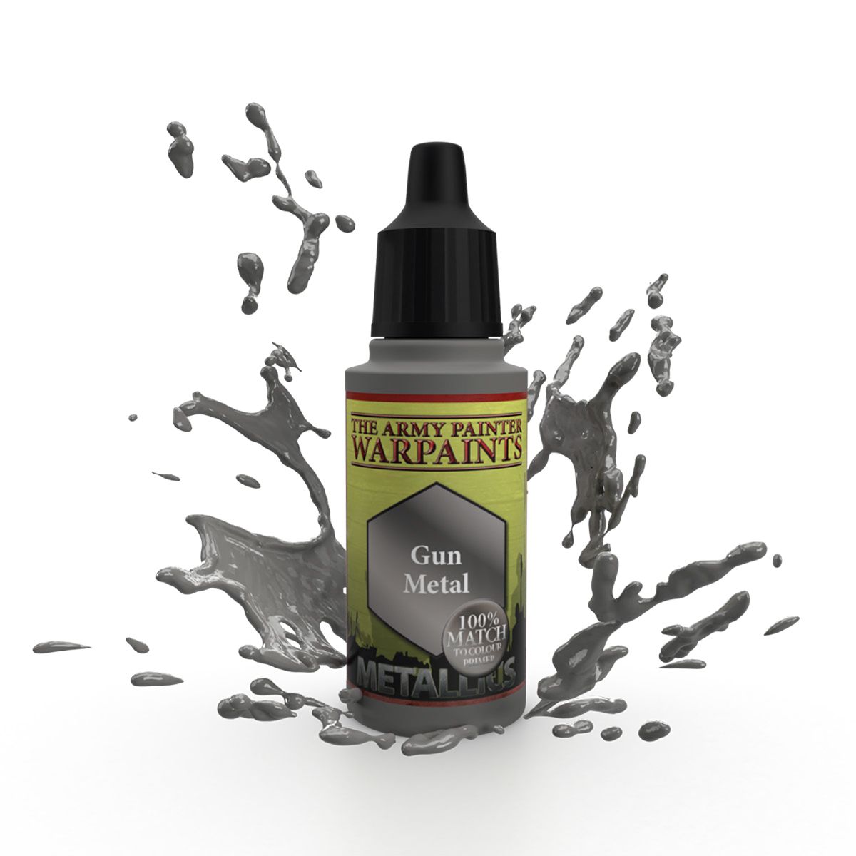 The Army Painter - Warpaints Metallics: Gun Metal, 18Ml./0.6 Oz