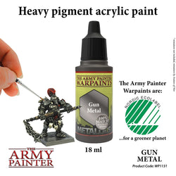 The Army Painter - Warpaints Metallics: Gun Metal, 18Ml./0.6 Oz