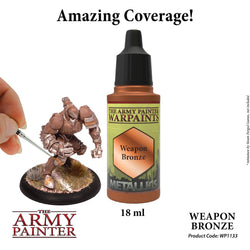 The Army Painter - Warpaints Metallics: Weapon Bronze, 18Ml./0.6 Oz