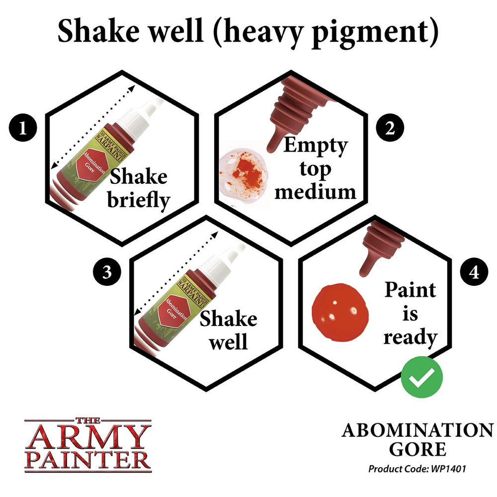 The Army Painter - Warpaints: Abomination Gore, 18Ml./0.6 Oz