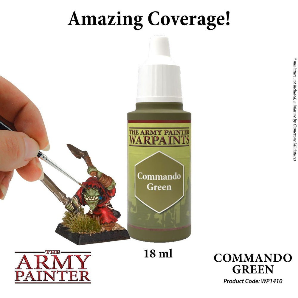 The Army Painter - Warpaints: Commando Green, 18Ml./0.6 Oz