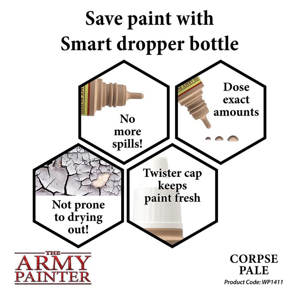 The Army Painter - Warpaints: Corpse Pale, 18Ml./0.6 Oz