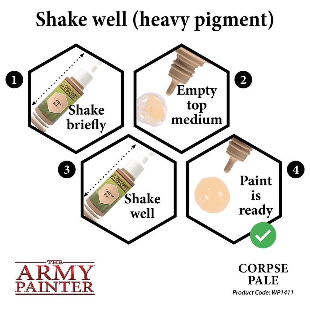 The Army Painter - Warpaints: Corpse Pale, 18Ml./0.6 Oz