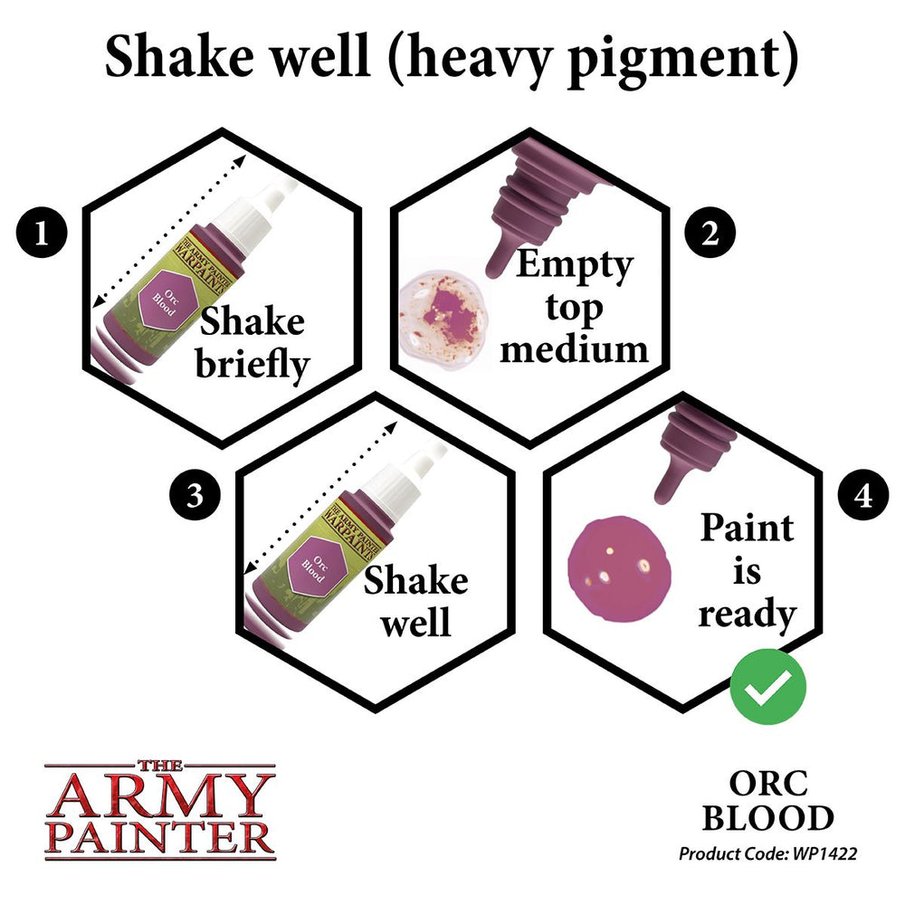 The Army Painter - Warpaints: Orc Blood, 18Ml./0.6 Oz