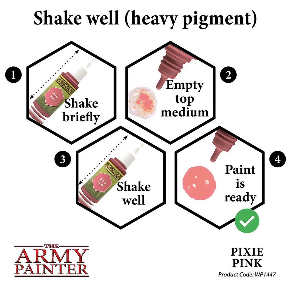 The Army Painter - Warpaints: Pixie Pink, 18Ml./0.6 Oz