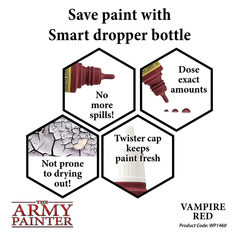 The Army Painter - Warpaints: Vampire Red, 18Ml./0.6 Oz