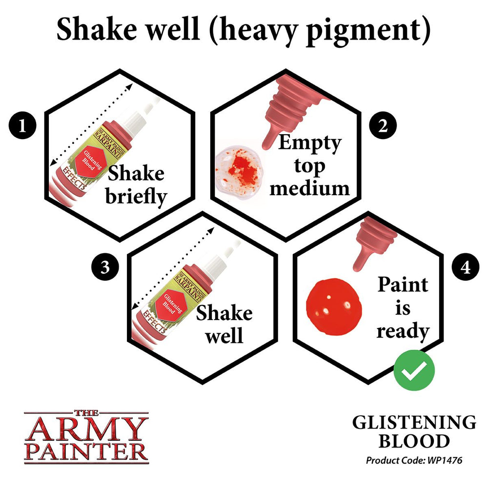 The Army Painter - Warpaints Effects: Glistening Blood, 18Ml./0.6 Oz
