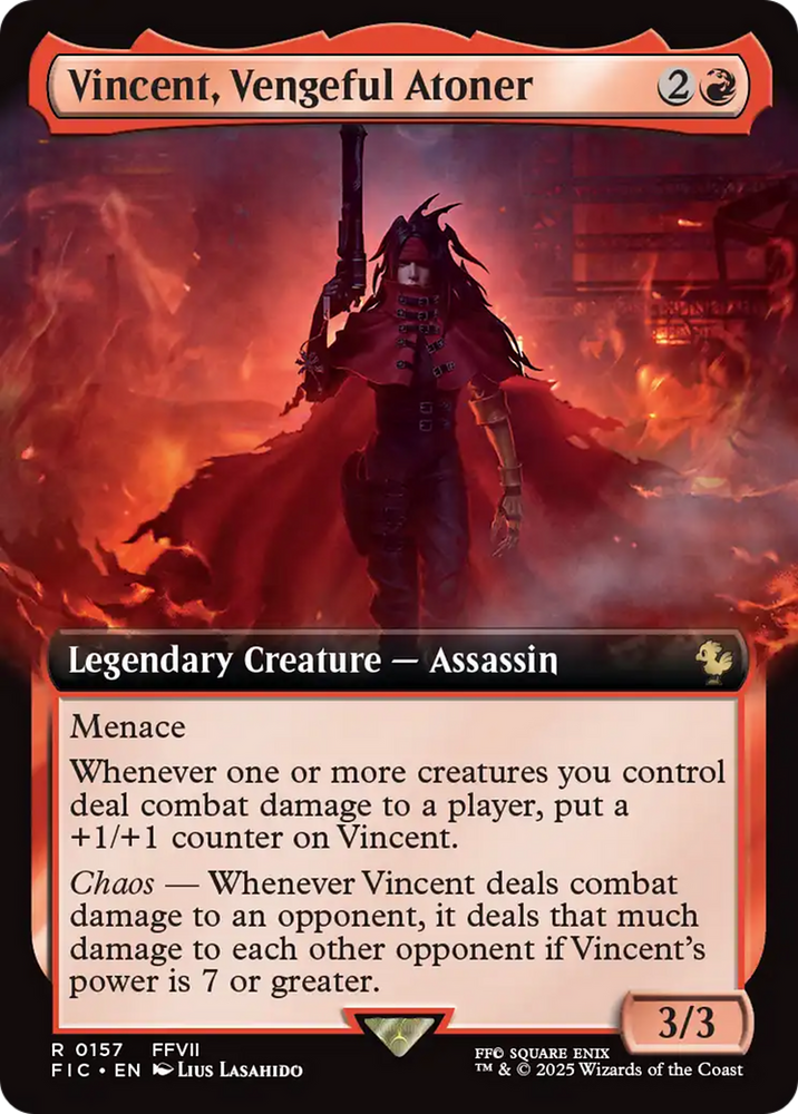 Vincent, Vengeful Atoner (Extended Art) [FINAL FANTASY Commander]