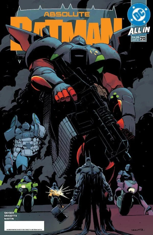 Absolute Batman #20 Cover A Nick Dragotta (Replacement Copies/2nd Print)