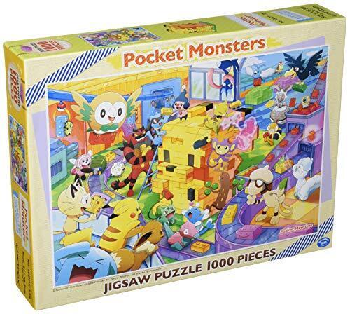 1000P Puzzle - Lets Make It Together Pikachu Blocks 