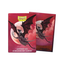 100ct Brushed Art Sleeves - Standard Size - Valentine Dragons 2024