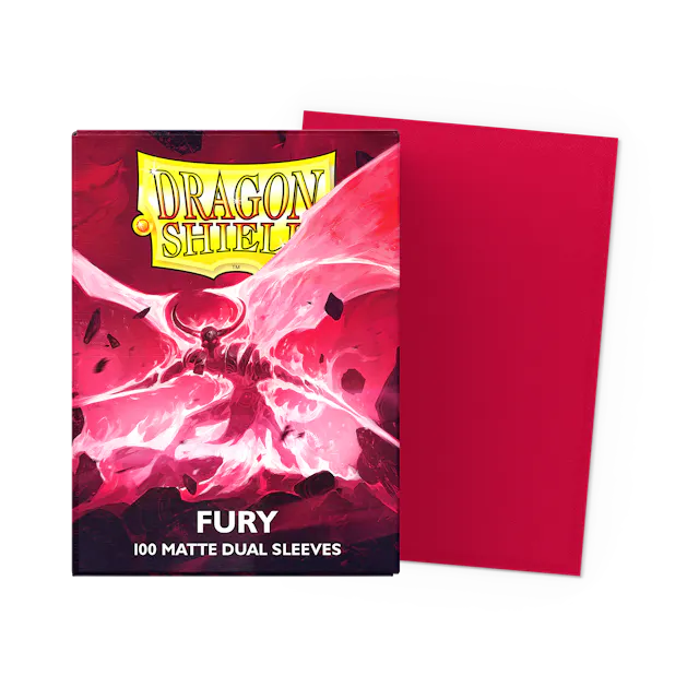 100ct Dual Matte Sleeves - Standard Size - Fury