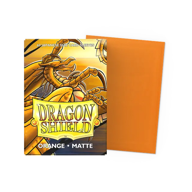Orange - Matte Sleeves - Japanese Size
