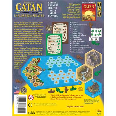 CATAN 5-6 Player Extension: Explorers and Pirates