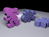 Impact City Roller Derby + Unpainted Skater Minis w/No Helmets (2012) [New In Box]