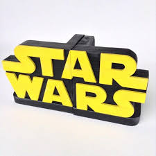 Star Wars Logo Bookends (Yellow)