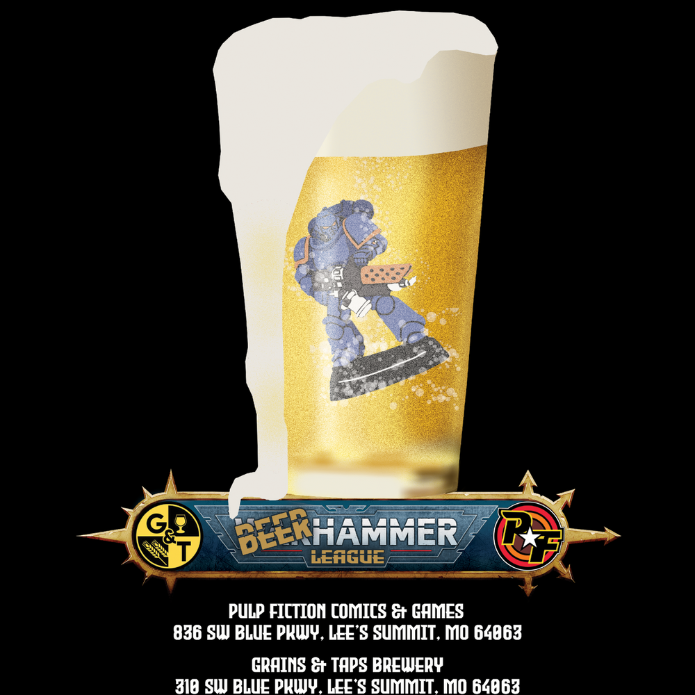 Pulp Fiction Comics & Games | 2026 Beerhammer League T-Shirt