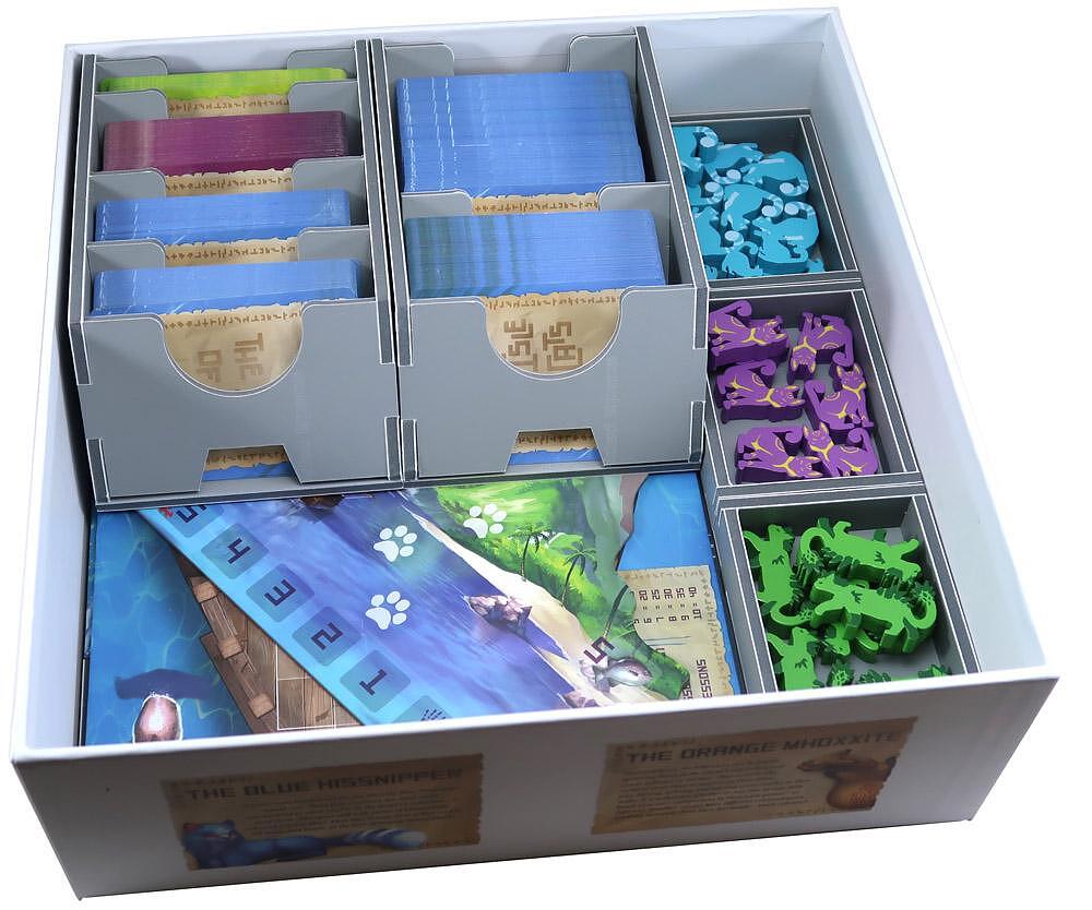 Board Game Insert & Organizer - Isle of Cats