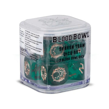 Blood Bowl 4th Edition Skavenblight Scramblers Dice Set (7) - Out of Print