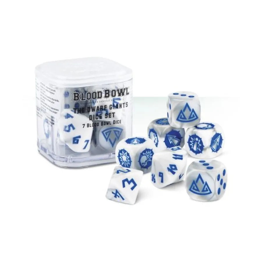 Blood Bowl 4th Edition Dwarf Giants Dice Set (7) - Out of Print