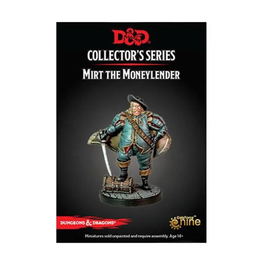 D&D Collectors Series:  Mirt the Moneylender unpainted figure