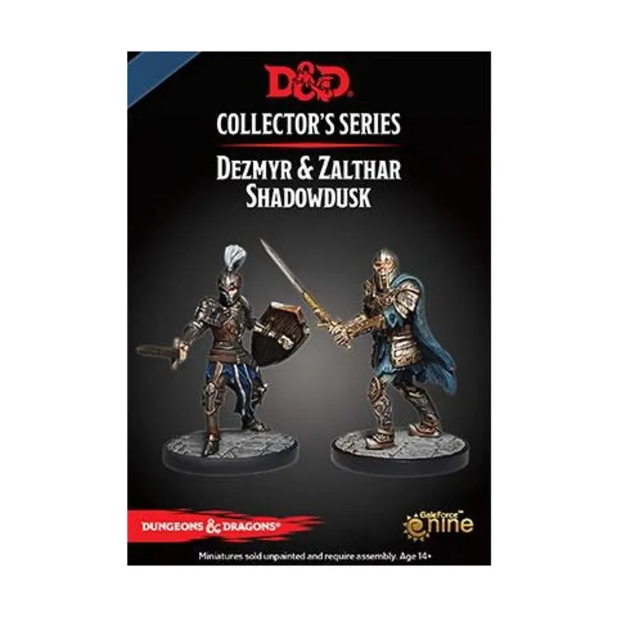 D&D Collectors Series:  Dezmyr & Zalthar Shadowdusk unpainted figure