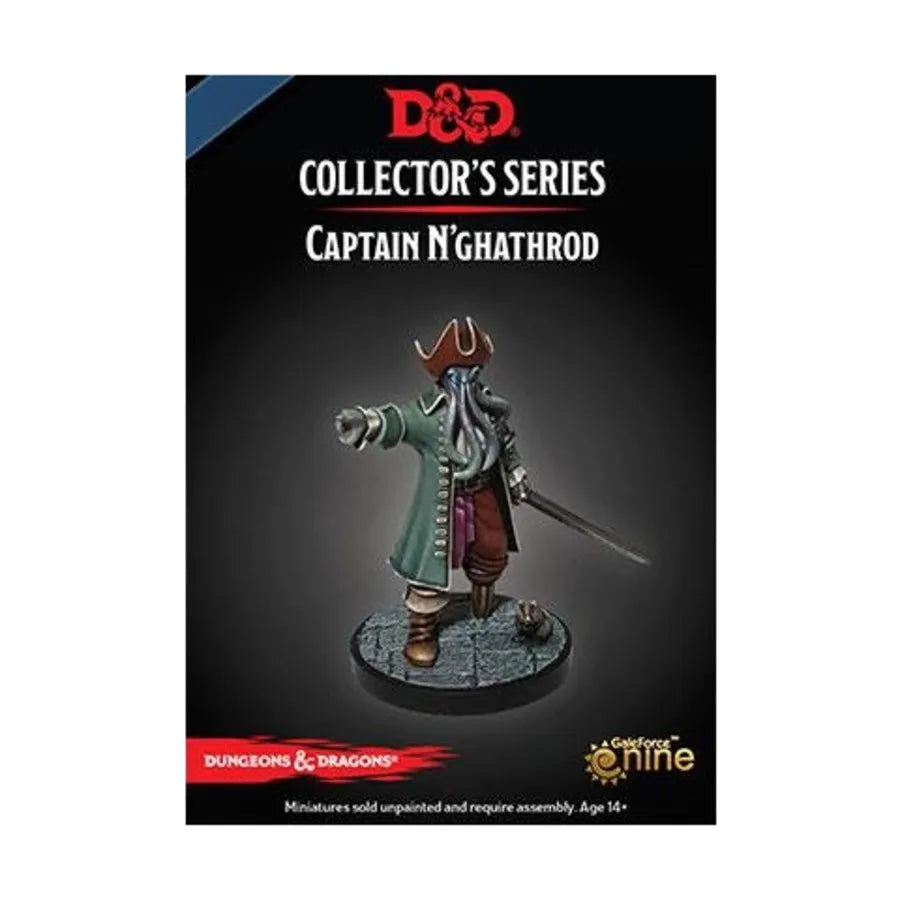 D&D Collectors Series: Captain N'ghathrod unpainted figure