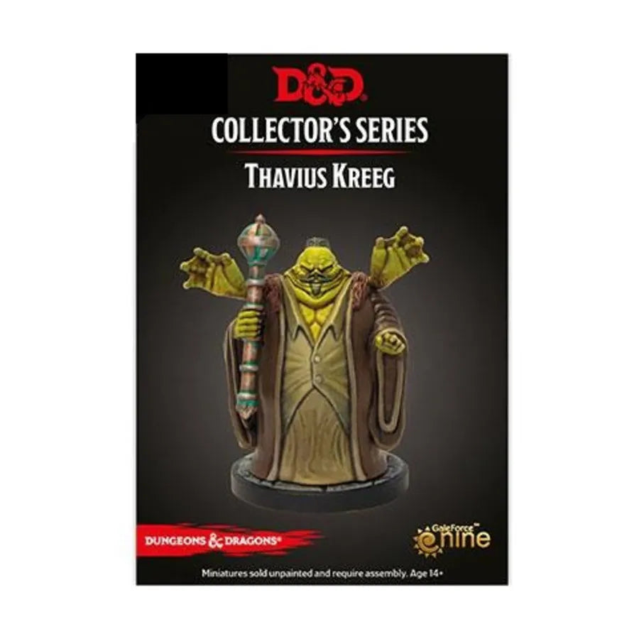 D&D Collectors Series: Thavius Kreeg unpainted figure