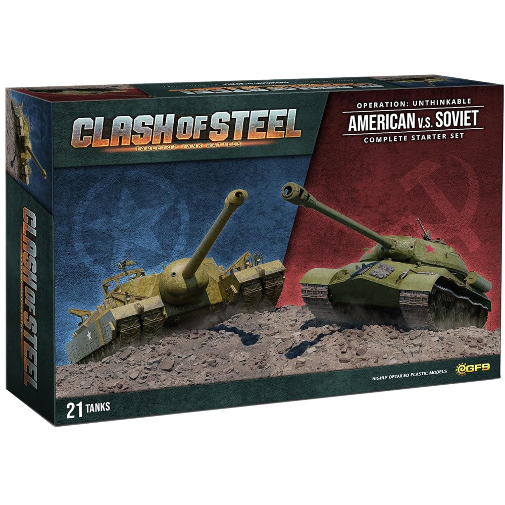 Clash Of Steel Table Top Tank  Battles American V.S. Soviets